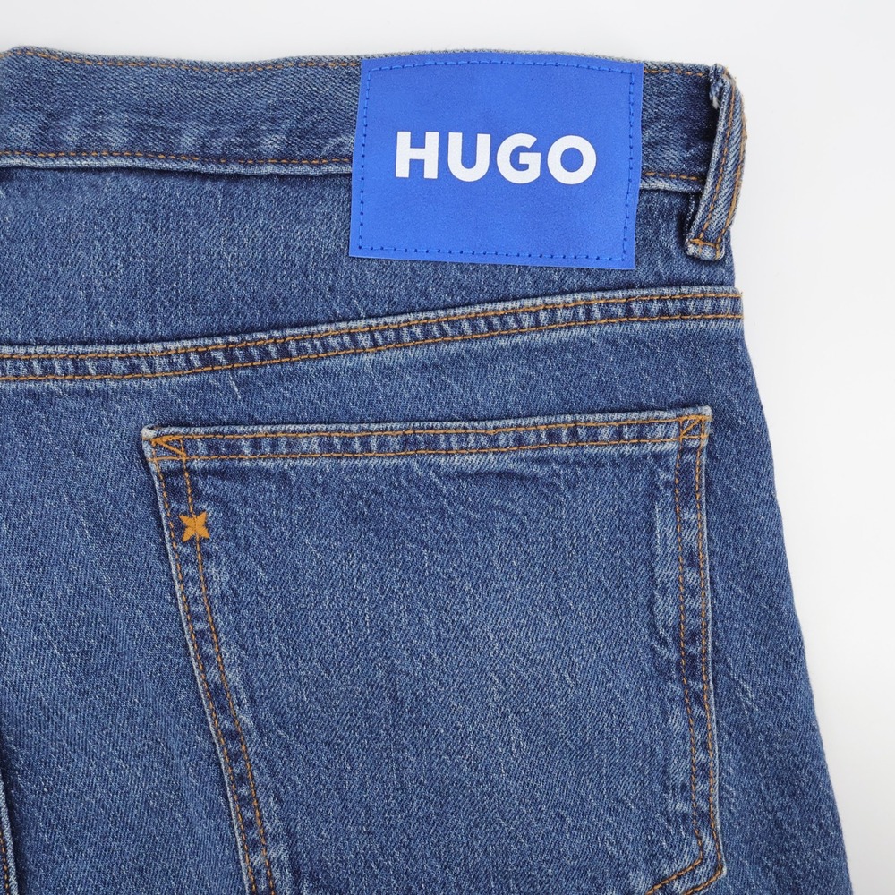 NEW HUGO Ash Slim Fit Jeans Blue N/A Mens 36x32